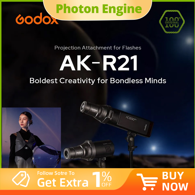 Fresnel Lens Attachment - Godox AK-R21 Soczewka projekcyjna z okrągłą