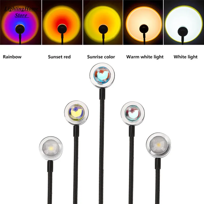 Lighting In Photography Book - Lampa projekcyjna USB Sunset Rainbow Atmosphere