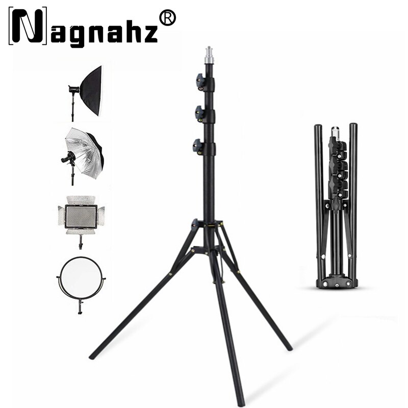 Photography Lighting Handheld - NAGNAHZ 78'' statyw oświetleniowy fotograficzny ze