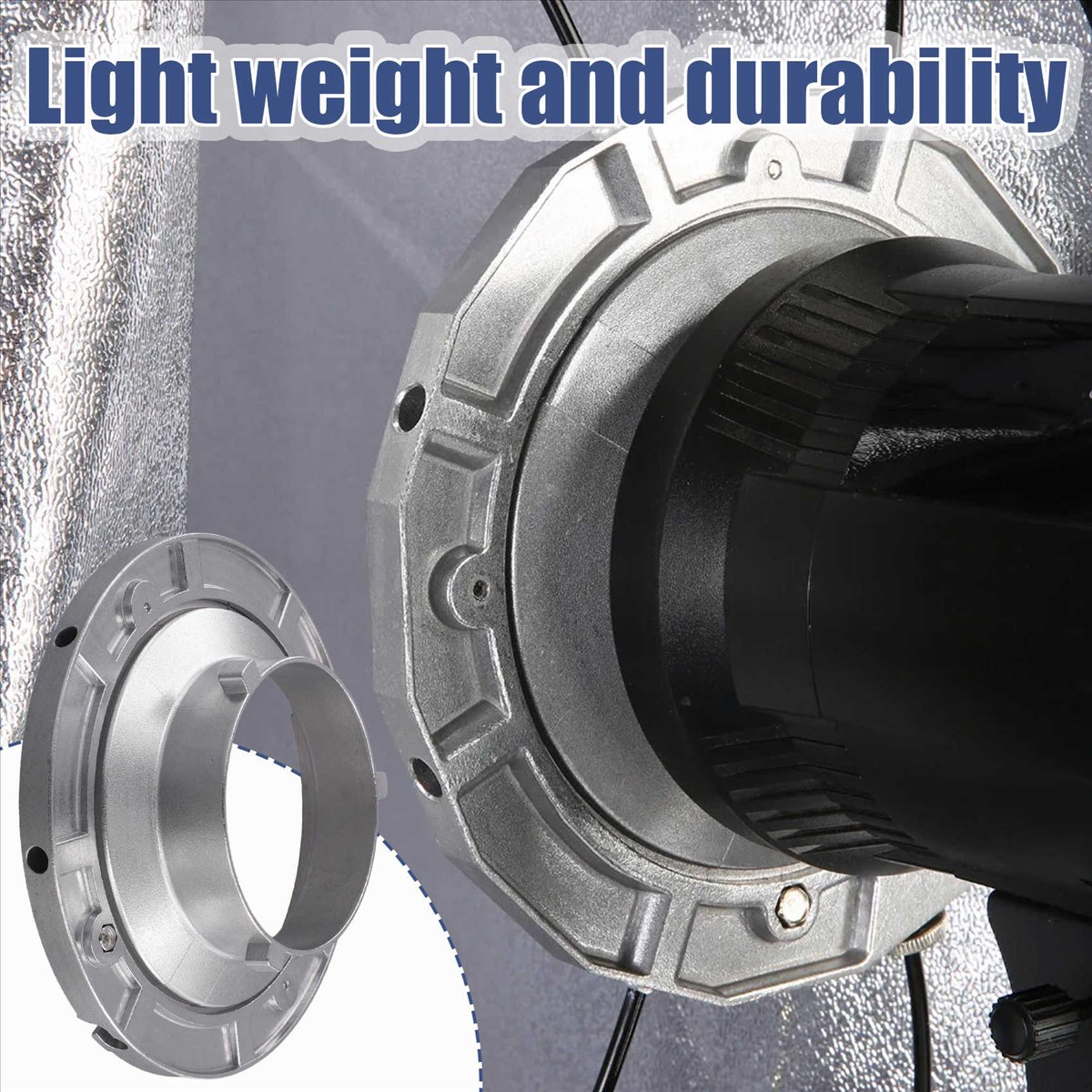 Photography Lighting Composition - Adapter Speedring A48U Bowens Mount 99mm