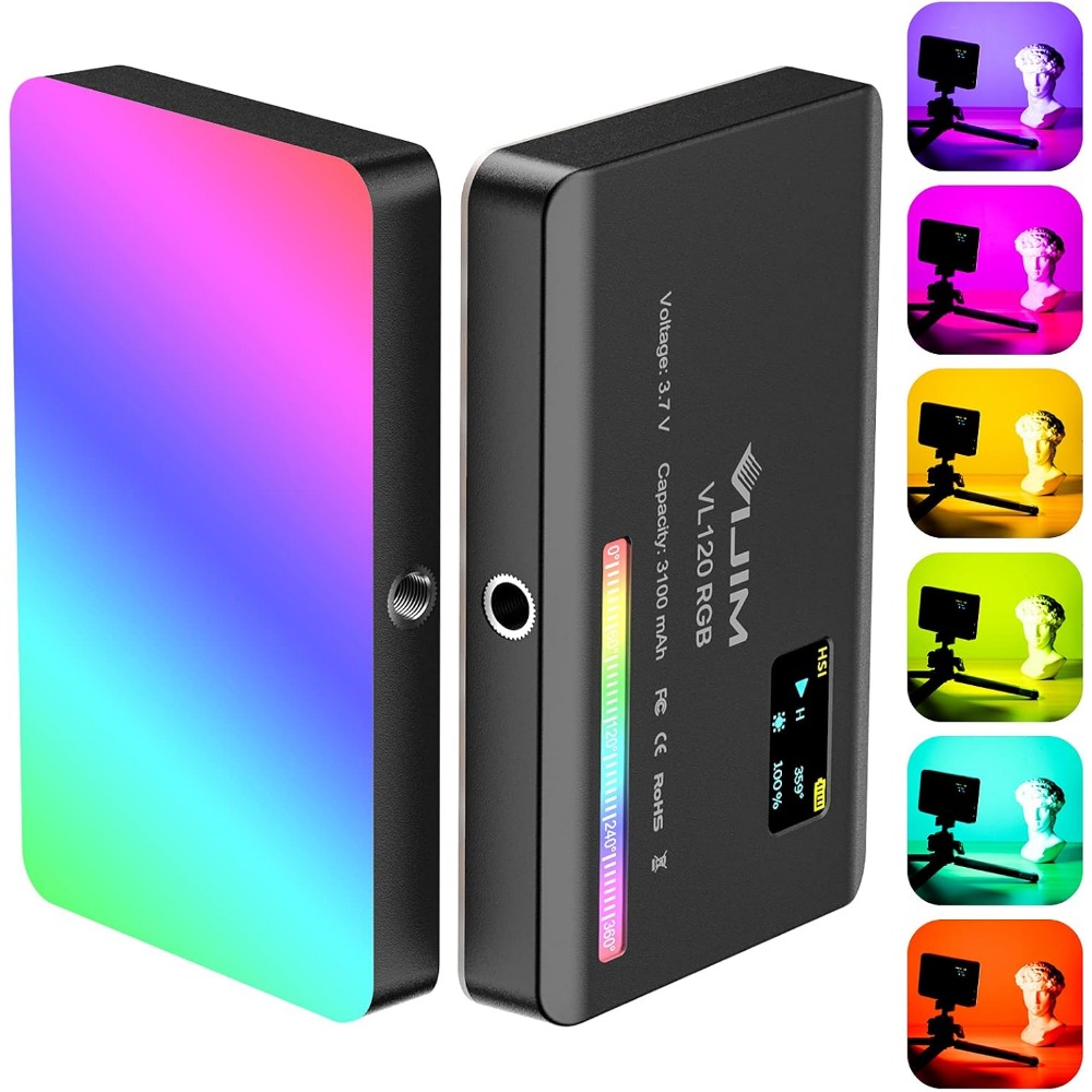 Photography Lighting Brands - Panel świetlny LED RGB do kamery: