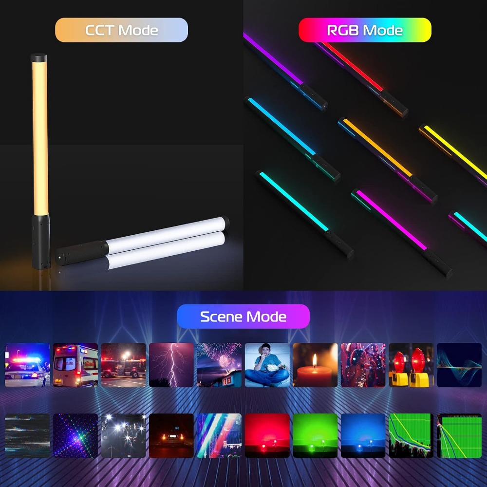 Przenośna lampa wideo LED RGB  – Photography Lighting Brands recenzja i cena