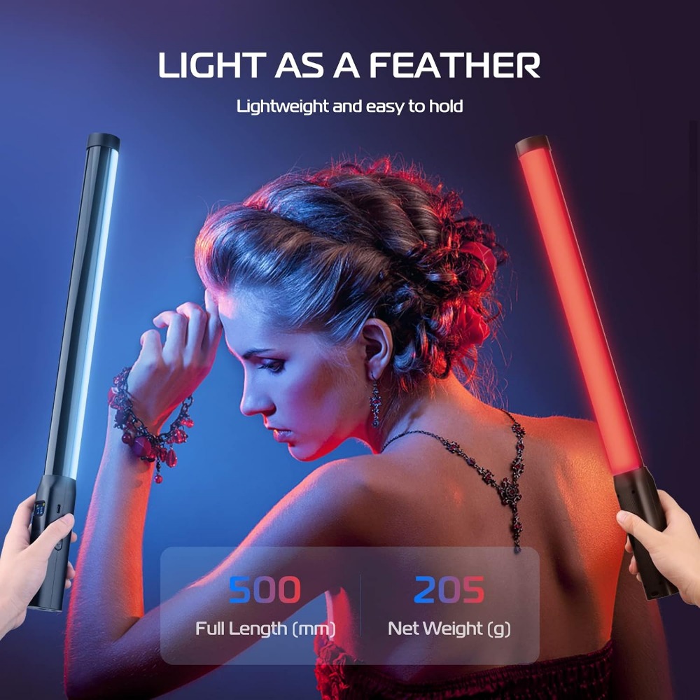 Przenośna lampa wideo LED RGB  – Photography Lighting Brands recenzja i cena
