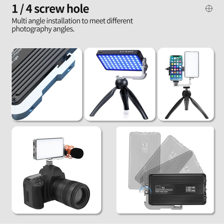 Panel świetlny RGB Pixel G3, p – Photography Lighting Handheld recenzja i cena