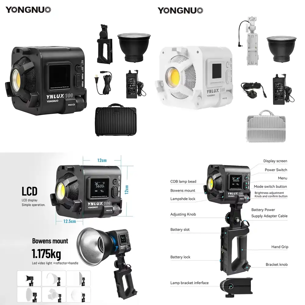 YONGNUO YNLUX100 100W 3200K-56 – Photography Lighting Handheld recenzja i cena