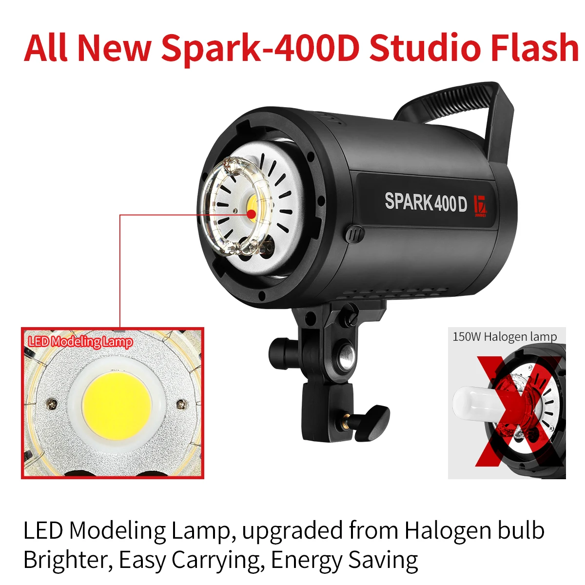 JINBEI SPARK400D 400W Lampa st – Photography Lighting For Clothing recenzja i cena
