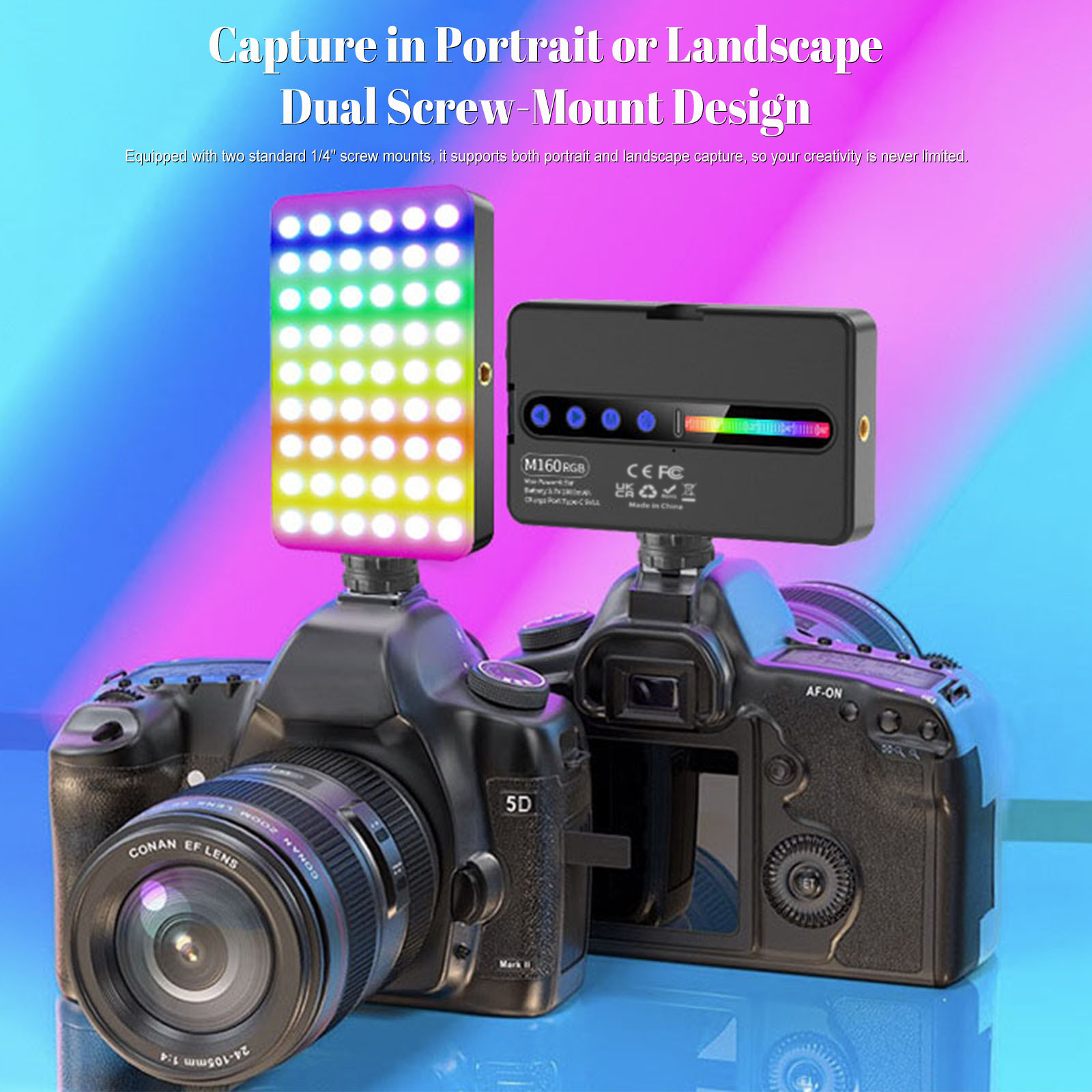Lampa wideo LED RGB 6,5W 2700K – Photography Types Of Lighting recenzja i cena