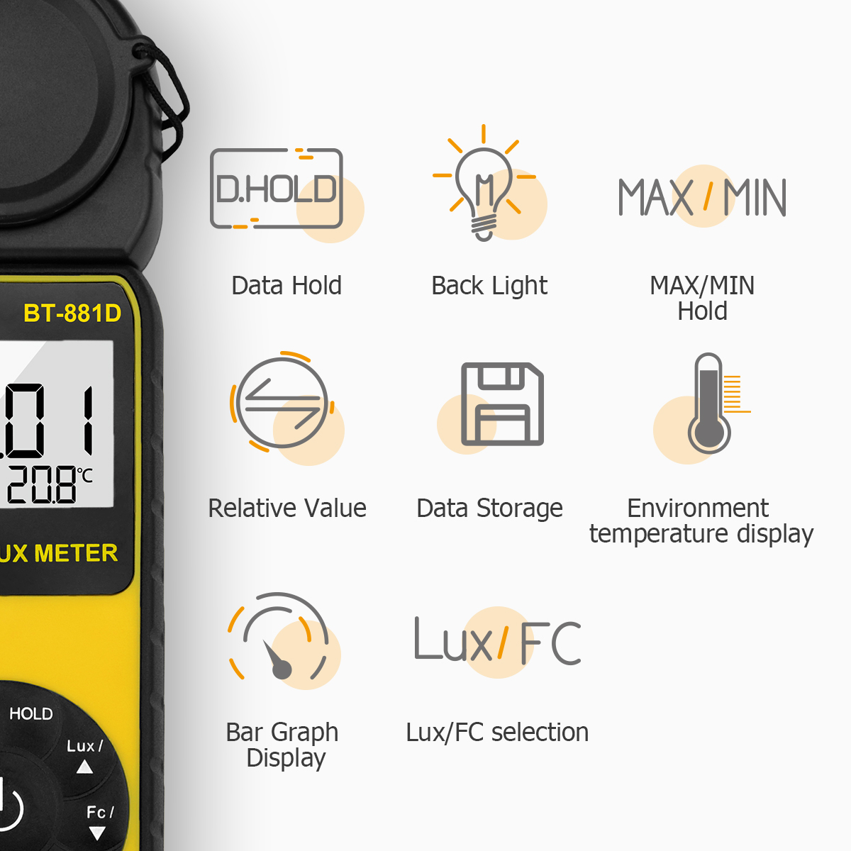 Cyfrowy miernik natężenia oświ – Photography Lighting Handheld recenzja i cena