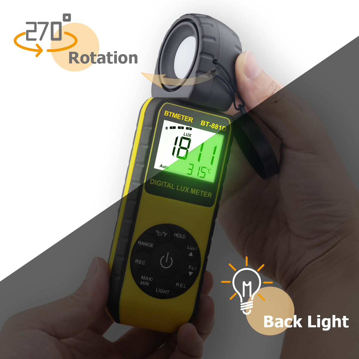 Cyfrowy miernik natężenia oświ – Photography Lighting Handheld recenzja i cena