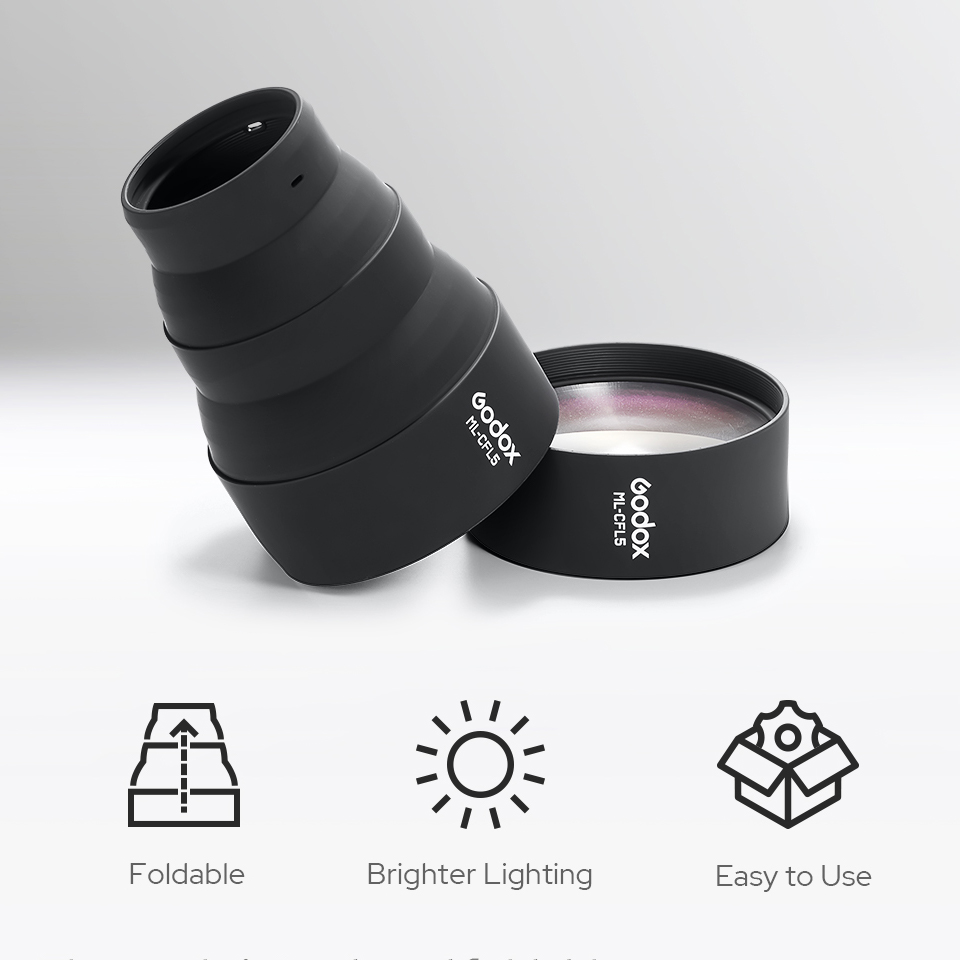 Godox ML-CFL5 Składana soczewk – Fresnel Lens Attachment recenzja i cena