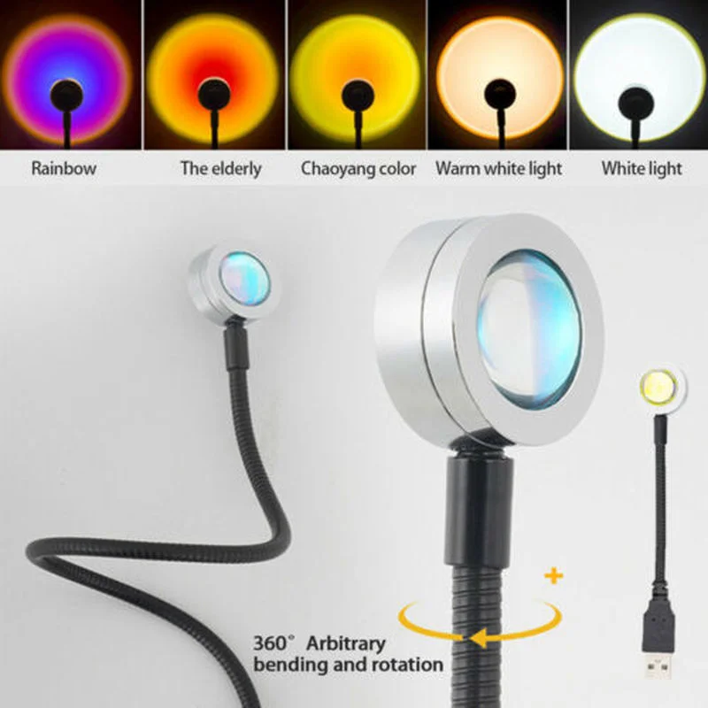Lampa projekcyjna USB Sunset R – Lighting In Photography Book recenzja i cena