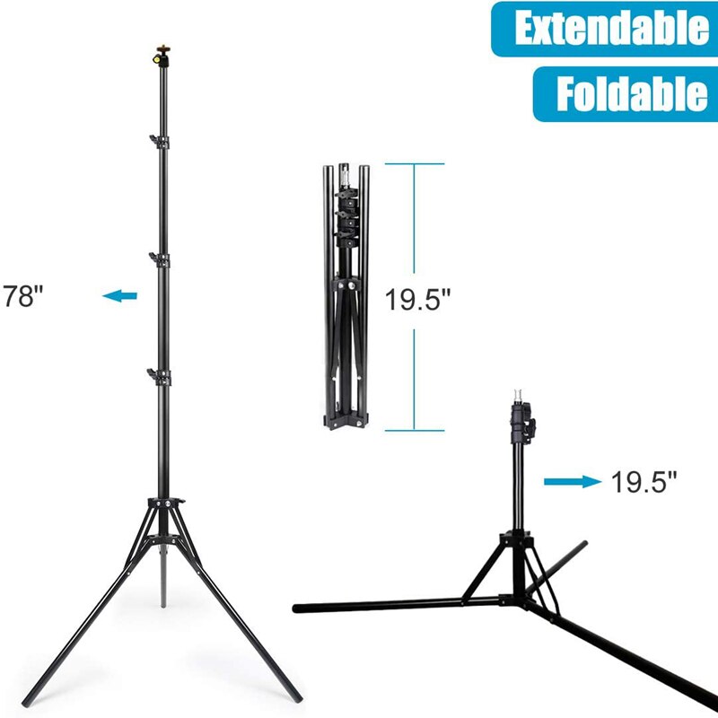 NAGNAHZ 78'' statyw oświetleni – Photography Lighting Handheld recenzja i cena