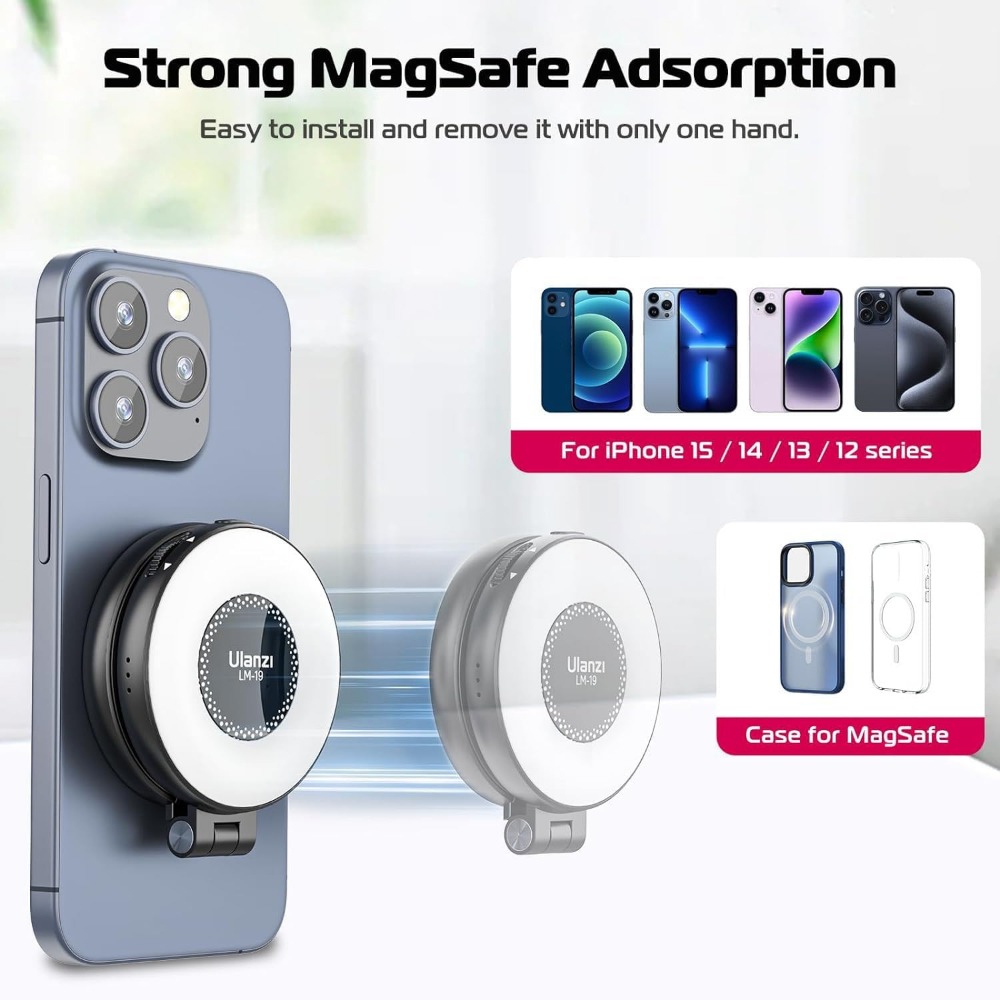 Magnetyczna lampa LED do selfi – Photography Lighting Brands recenzja i cena