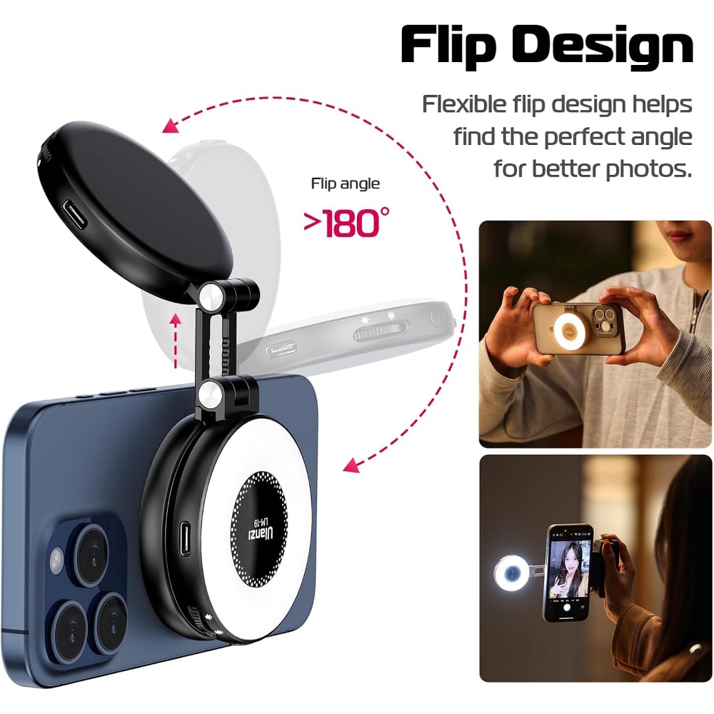 Magnetyczna lampa LED do selfi – Photography Lighting Brands recenzja i cena
