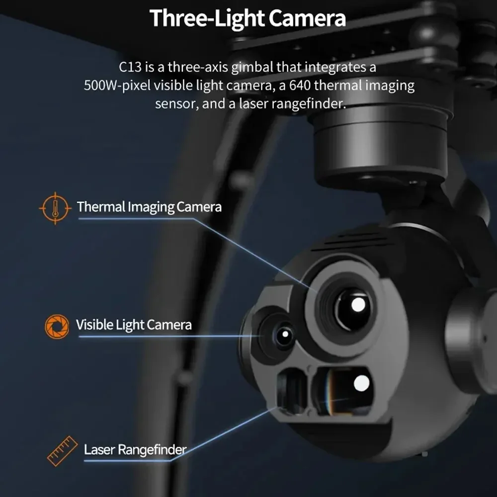 Kamera gimbalowa Skydroid C13  – Photography Lighting Composition recenzja i cena
