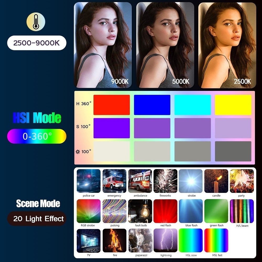 50CM RGB Stick Light Wand Lekk – Photography Types Of Lighting recenzja i cena