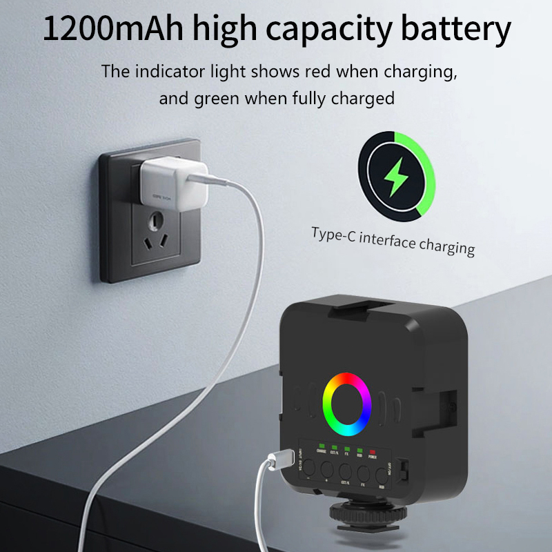 Przenośna lampa LED RGB do fot – Photography Lighting Handheld recenzja i cena