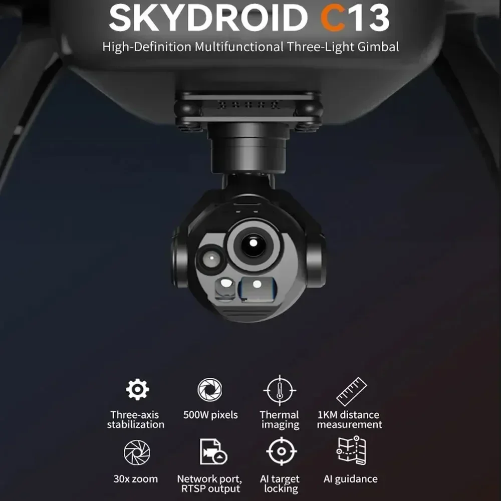 Kamera gimbalowa Skydroid C13  – Photography Lighting Composition recenzja i cena