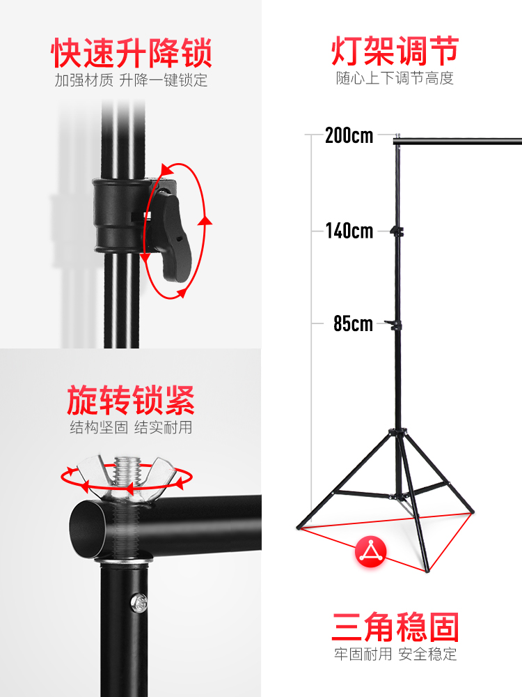 Stojak fotograficzny z podświe – Photography Lighting For Clothing recenzja i cena