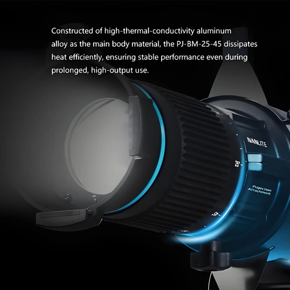 Nanlite PJ-BM-25-45 Obiektyw F – Fresnel Lens Attachment recenzja i cena
