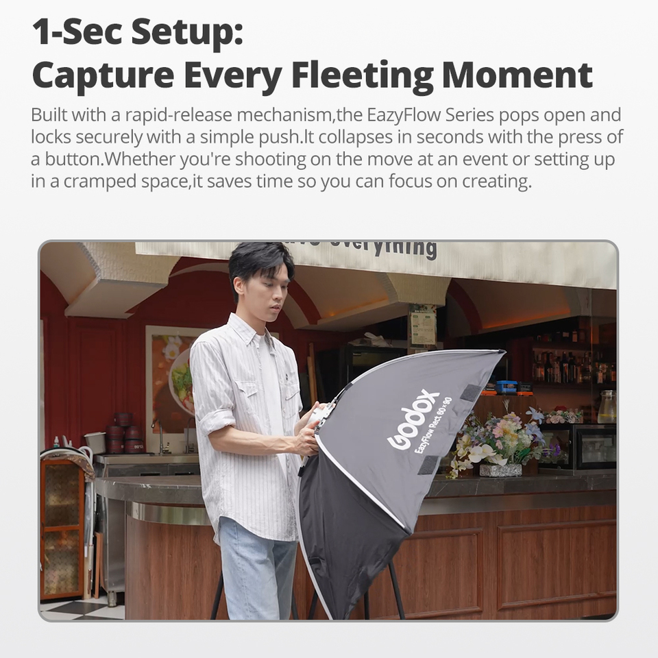 Seria Godox EazyFlow Składany  – Photography Lighting Handheld recenzja i cena